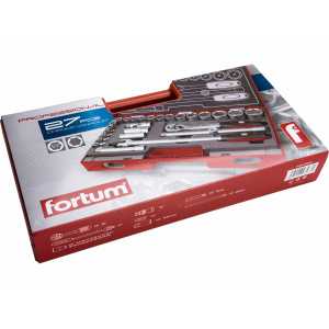 Kľúče nástrčné 1/2'', 8-34mm, 27-dielna sada, Fortum, 4700014