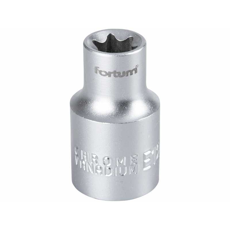 Hlavica nástrčná, 1/2'' vnútorný torx E12, Fortum 4700701