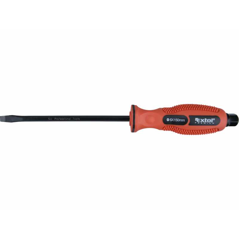 Šroubovák (-), PL6x150mm, příklepový, Extol Premium 8819115
