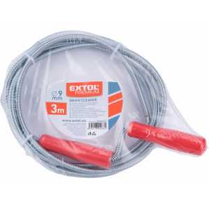 Pružina kanalizačná ''krtko'' 3mx9mm, Extol Premium 8859022