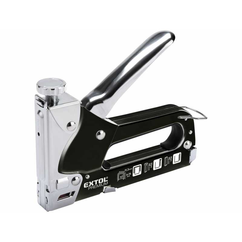 Pistole sponkovací, spony 4-14x 0,7mm, Extol Premium 8851100