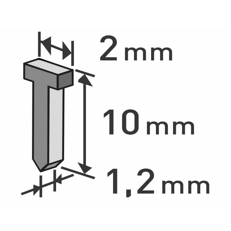 Klince do sponkovacej pištole 1000ks, Extol Premium 8852403
