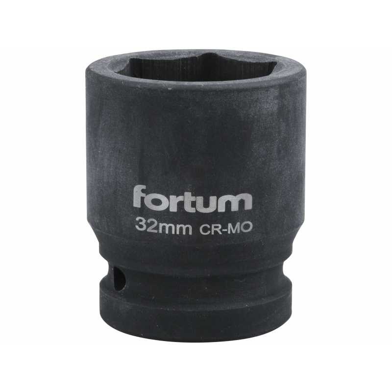 Hlavice nástrčná rázová, 3/4'', Cr-V.Mo., 32mm, Fortum, 4703032