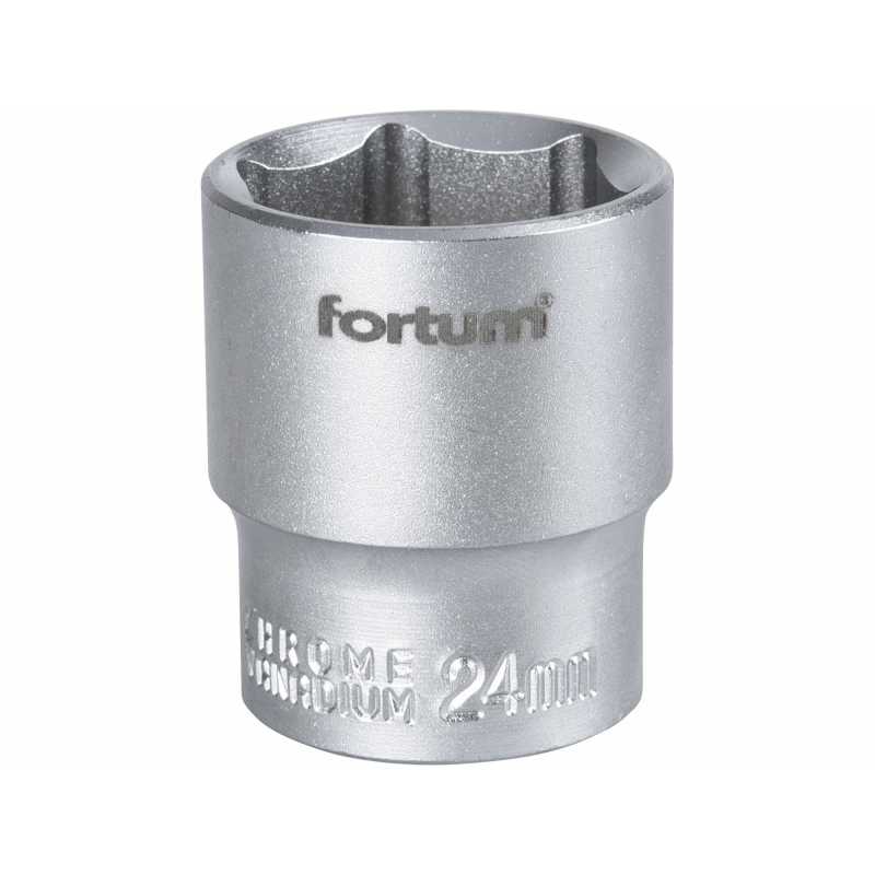 Hlavica nástrčná, 1/2'', 24mm, Fortum, 4700424