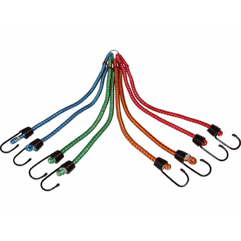 Popruhy elastické s háky, 80cm, Extol Craft 96015