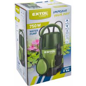 Čerpadlo ponorné, 750W, 13000l/hod, Extol Craft 414141