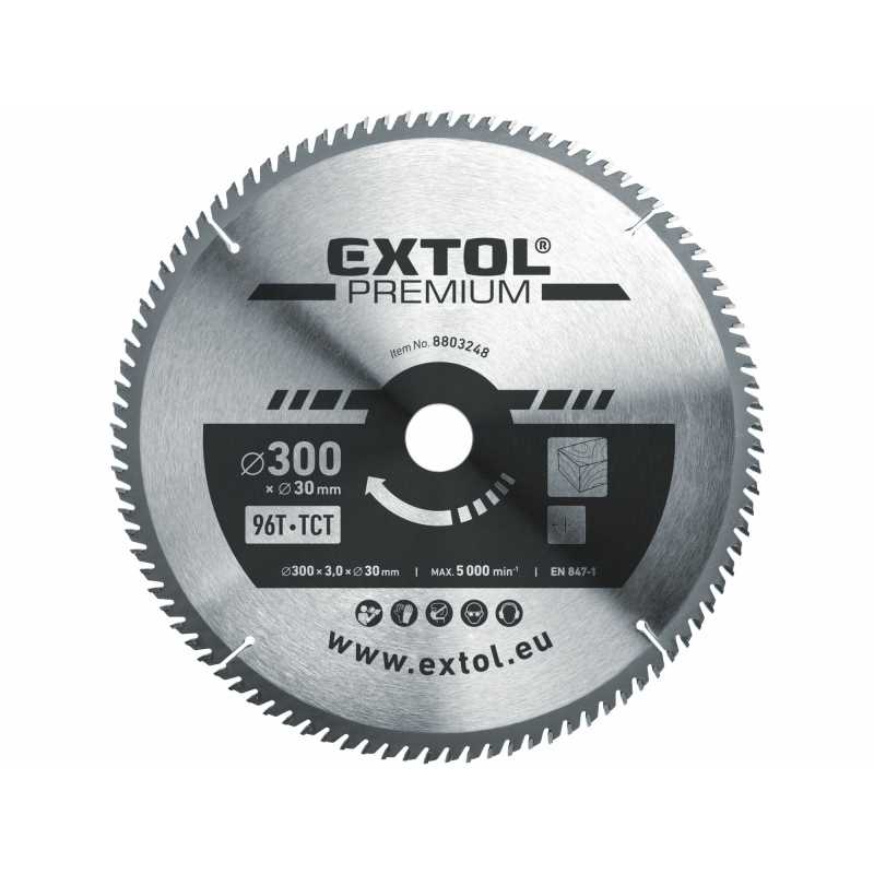 Kotouč pilový, 300x2,2x30mm, 96z, Extol Premium 8803248