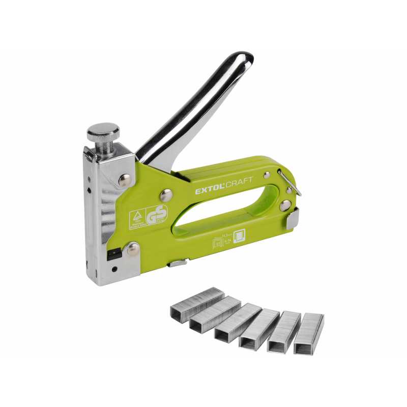 Pištoľ sponkovacia, hrúbka spony 0,7mm, Extol Craft 9175