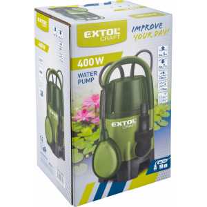 Čerpadlo ponorné, 400W, 7500l/hod, Extol Craft 414121