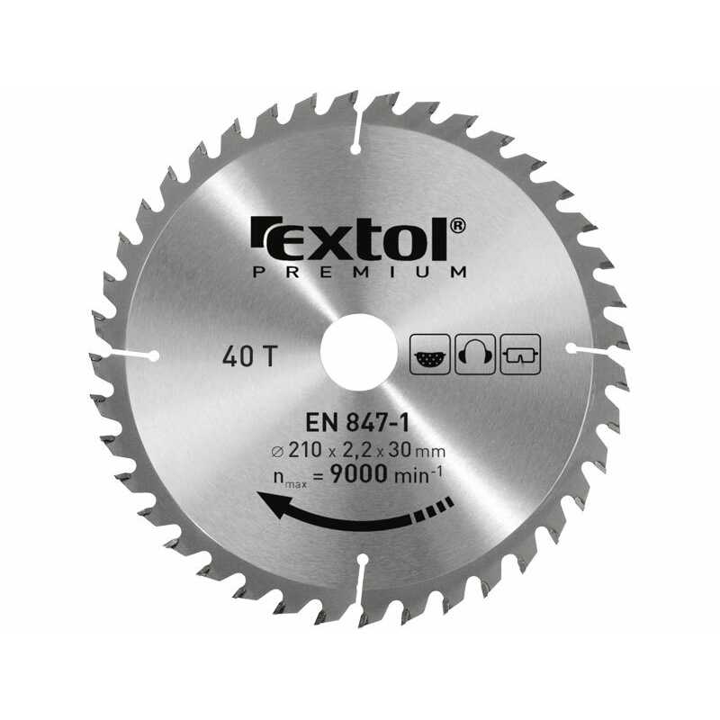 Kotouč pilový, 115x1,3x22,2mm, 24zubů, Extol Premium 8803202
