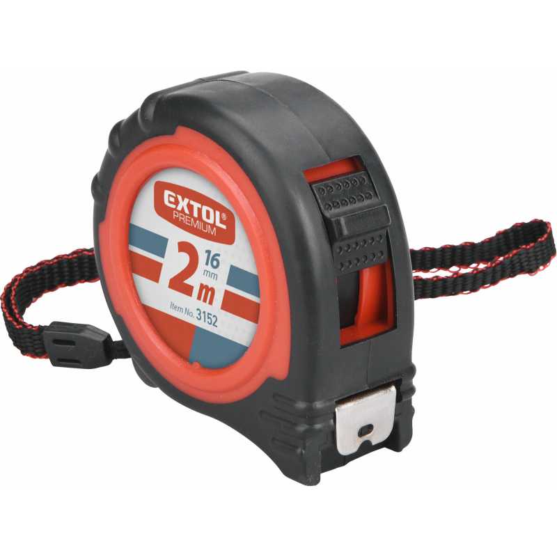 Metr svinovací, pogumovaný, 2m, Extol Premium 3152