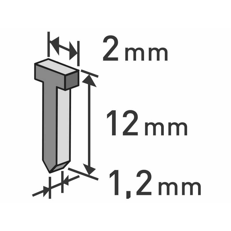Klince do sponkovacej pištole 1000ks, Extol Premium 8852404