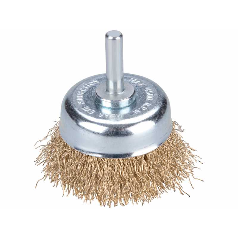Kartáč hrníčkový, drát 0.3mm, 50mm, stopka pr.6mm, Extol Craft 17056