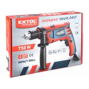 Vrtačka příklepová HD 750 CA, Extol Premium 8890012