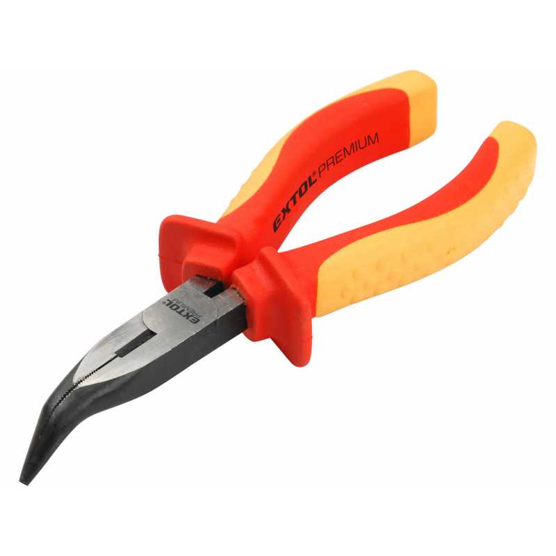 Kleště polokulaté zahnuté 160mm VDE, 1000V, Extol Premium 8813177