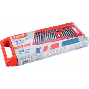 Bity, HEX-TORX-XZN, 40-dielna sada, Extol Premium 8818202
