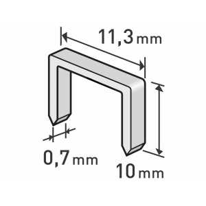 Spony 10mm, balenie 1000ks,...