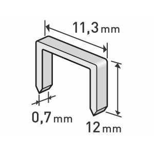 Spony 12mm, balenie 1000ks,...