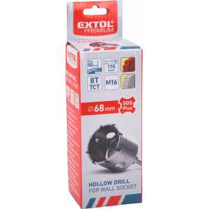 Vrták korunkový 68mm, SDS-plus, Extol Premium 8801954
