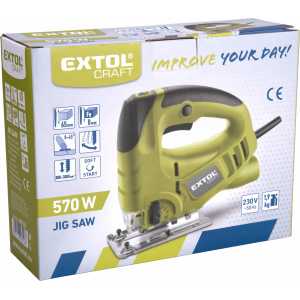 Pila přímočará, příkon 570W, max. řez 65mm, Extol Craft 405123