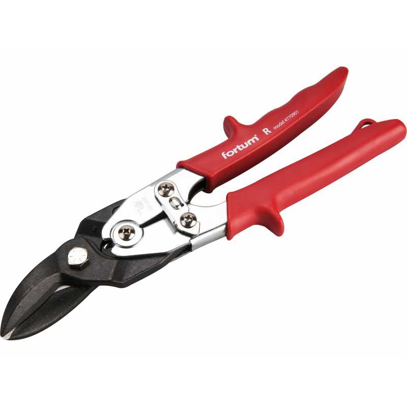 Nůžky na plech převodové pravé, 255mm, CrMoV, FORTUM 4770901