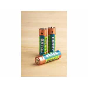 Batéria alkalická 4ks, 1,5V, typ AAA, Extol Energy 42010