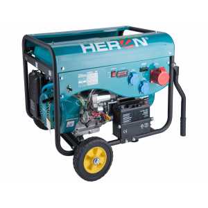 Elektrocentrála benzínová a plynová 3F 5,5kW 400V el. štart HERON 8896319