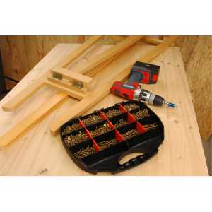 Skrutky do dreva sada 2000ks 12 rozmerov, Extol Craft 1441