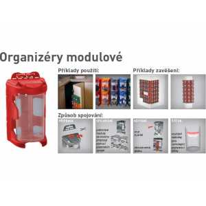 Organizér závesný sivý, 200ml ,78911