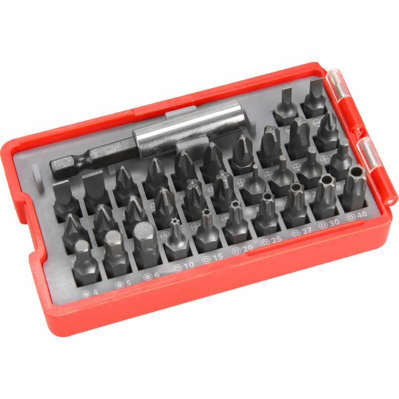 Bity, sada 33ks, magnetický nadstavec, Extol Premium 8819641