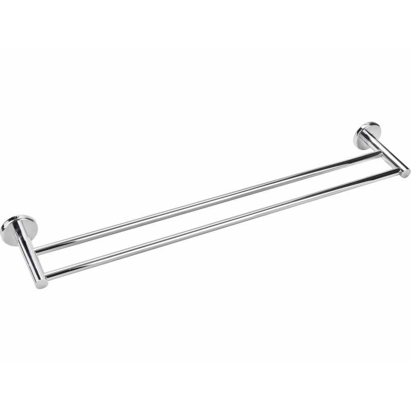 Držiak na uterák dvojitý 60cm, lesklý chróm, 830403