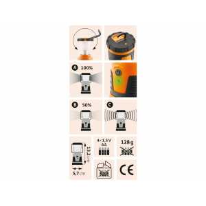 Svietidlo LED kempingové, Extol Craft 43114