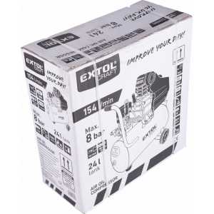 Kompresor olejový, 1100W, 800 kPa, 24l, Extol Craft 418201