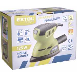 Bruska vibrační deltová, 125W, Extol Craft 407130