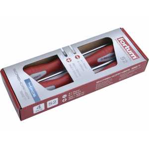 Šroubováky S2, magnetické, 4-dílná sada, FORTUM, 4740920