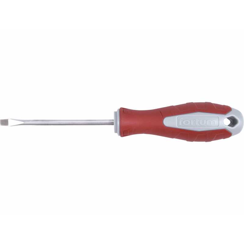 Šroubovák plochý 5,0x100mm, FORTUM, 4740105