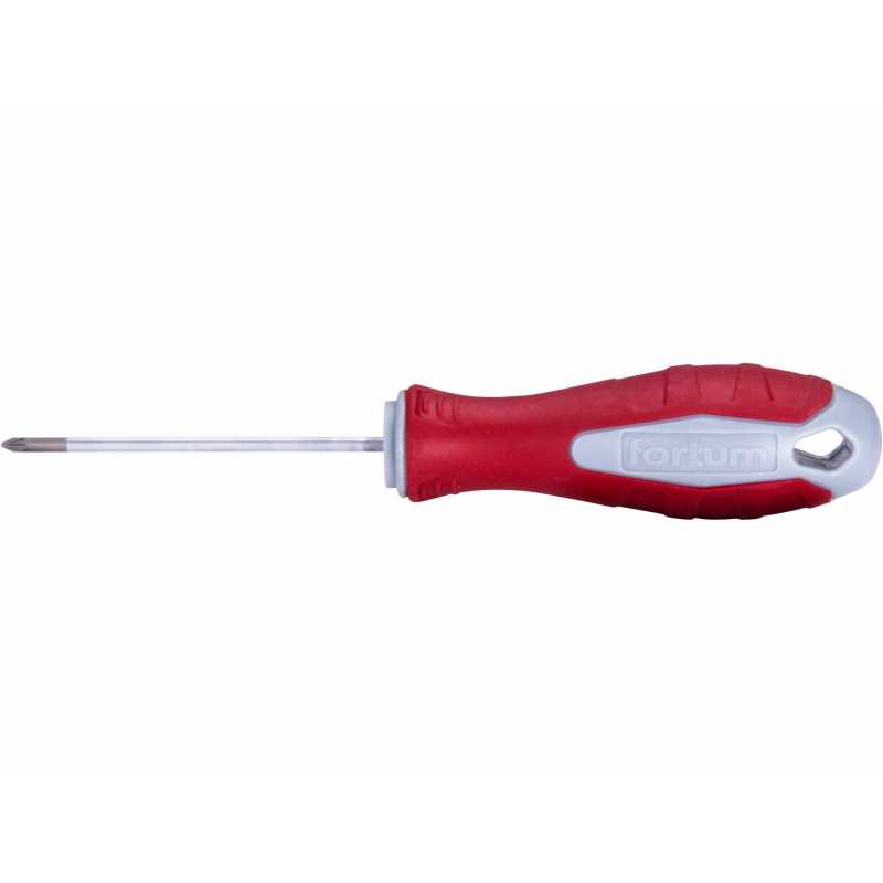 Šroubovák křížový PZ0x75mm, FORTUM, 4740301