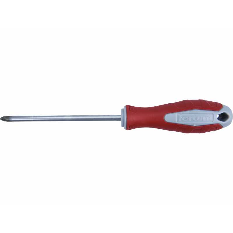 Skrutkovač krížový PZ2x125mm, FORTUM, 4740307