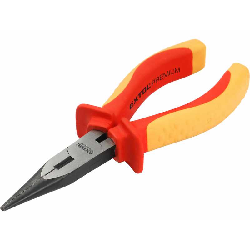Kliešte pologuľaté priame 160mm VDE, 1000V, Extol Premium 8813175