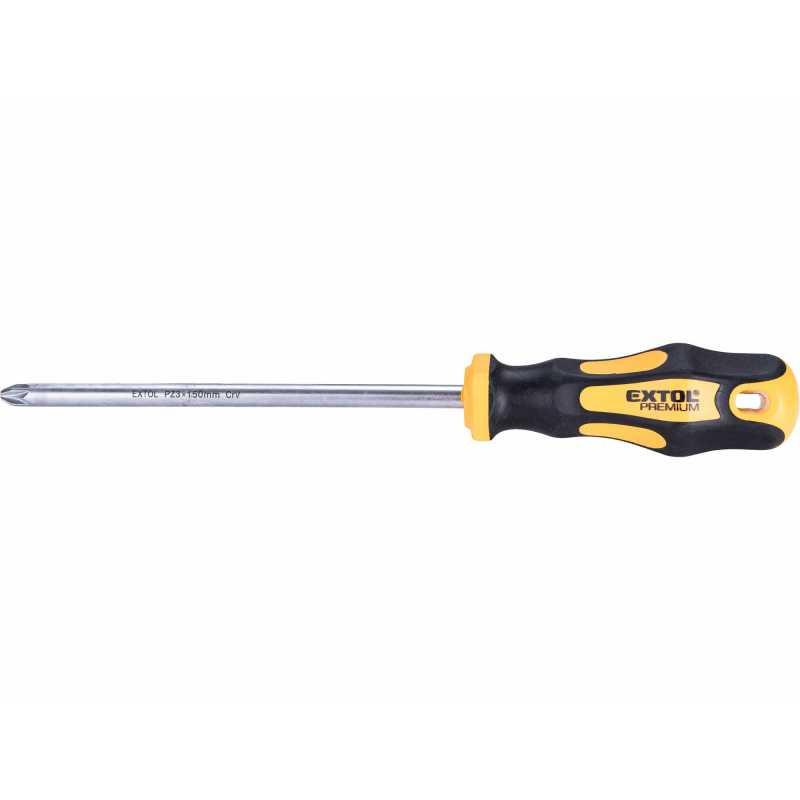 Šroubovák (+) PZ3x150mm, CrV, Extol Premium 8819238