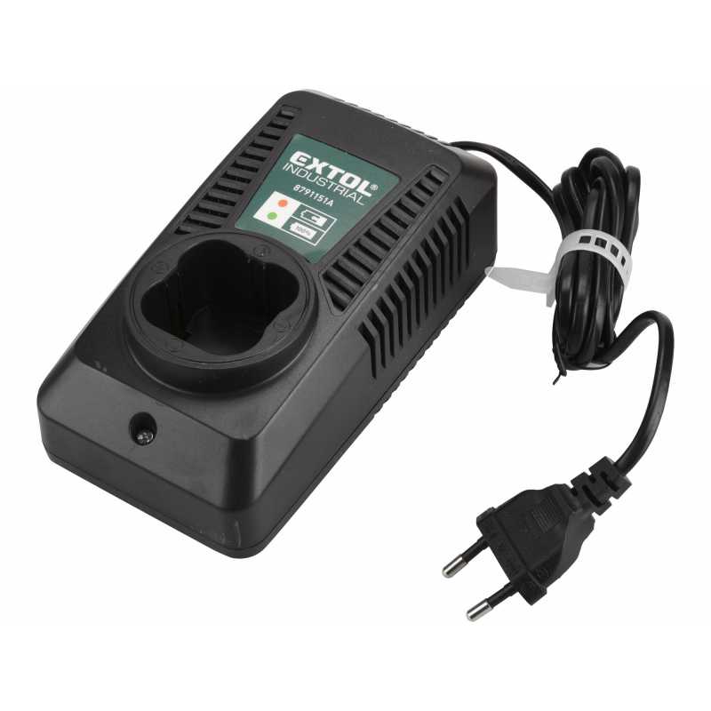 Nabíječka akumulátorů, 14,4V/1h, pro 8791151, Extol Industrial 8791151A