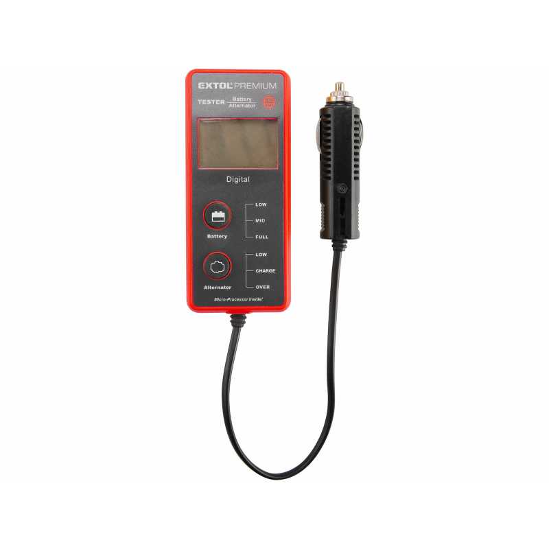Tester autobatérie a alternátoru BT 12, Extol Premium 8897310