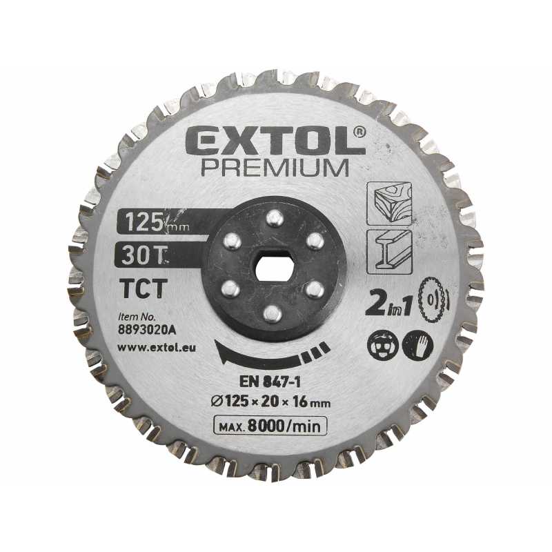 Kotúč pílový, pre dvojkotúčovú pílu, Extol Premium 8893020A
