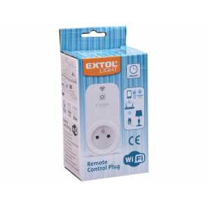 Zásuvka dálkově ovládaná přes Wi-Fi, Extol Light 43800