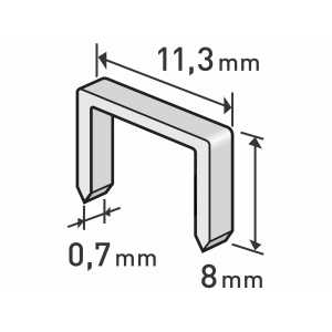 Spony 8mm, balenie 1000ks,...