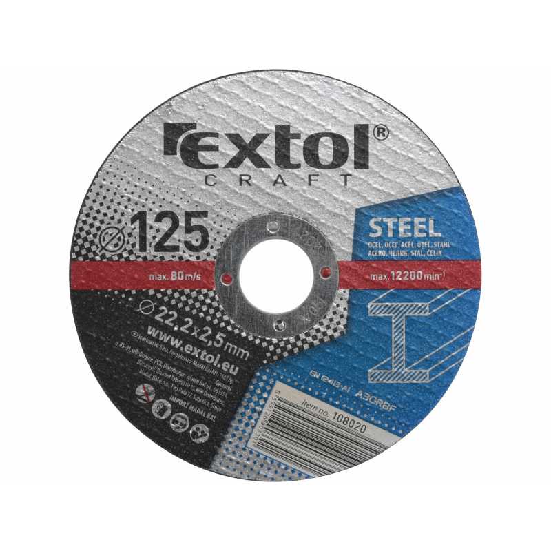 Kotúč rezný na kov 5ks 125x2.5mm, Extol Craft 108020