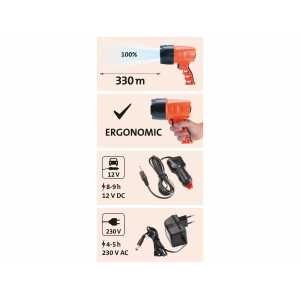 Svietidlo nabíjateľné 3W CREE LED, 1,5Ah, Extol Craft 43123