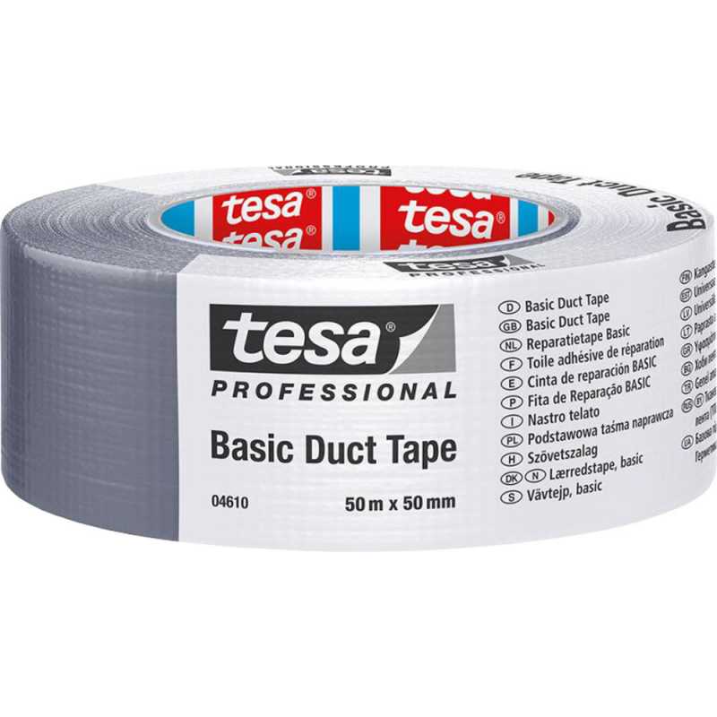 Páska lepiaca textilná sivá 50mmx25m, Tesa 94611