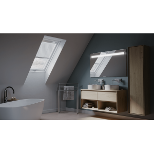Strešné okno plastové TRIO PVC 55x78 APY B1500/C2A, RoofLITE+