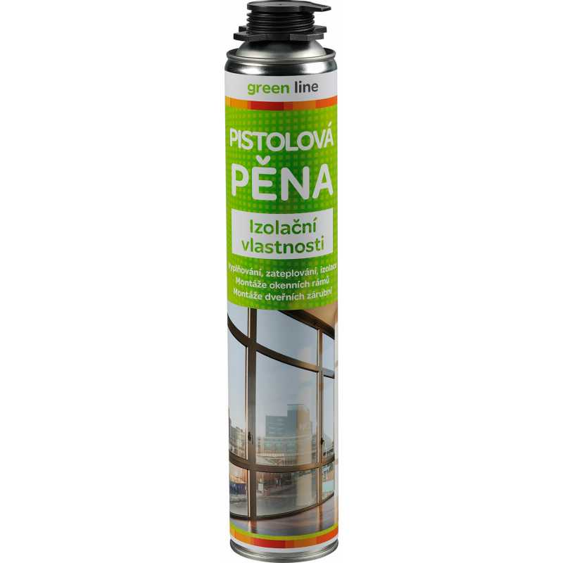 Pěna montážní polyuretanová pistolová, objem 750ml, Den Braven 40220